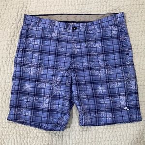 Blue swim trunks palm trees - TOMMY BAHAMA - 32